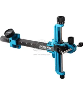 Viseur Avalon Classic CARBON Recurve noir/turquoise