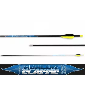 Pack 12 Flèches Avalon Carbon Classique 