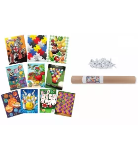 Lot de 10 Blasons Jeux 