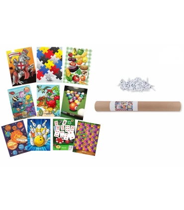 Lot de 10 Blasons Jeux 