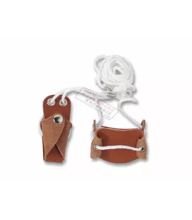 Fausse corde Gompy anti dérapante Marron