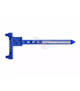 Eulbevoli Ensemble de Pinces pour Points d'encochage de Corde d'arc, Mesure  précise Facile à Installer Kit de Rotation d'arc de tir à l'arc largement