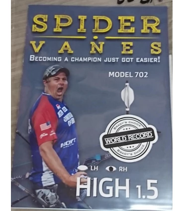 Sachet 60 plumes Spider Vanes 1.5" Model 702