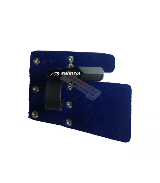 Set De Protection Tir à L'arc – Brassard Et Doigtier En Cuir – TOPARCHERY – Noir – Droitier