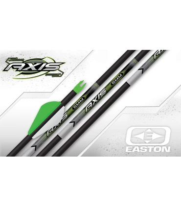 Douzaine tubes Axis Carbon 5mm Noir