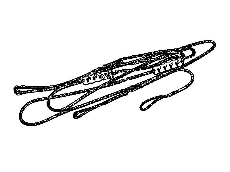 Jeu De Cordes Et Câbles D'arc Personnalisés Parker - Qualité Plume - Pour Arc à Poulies (compound) - Neuf